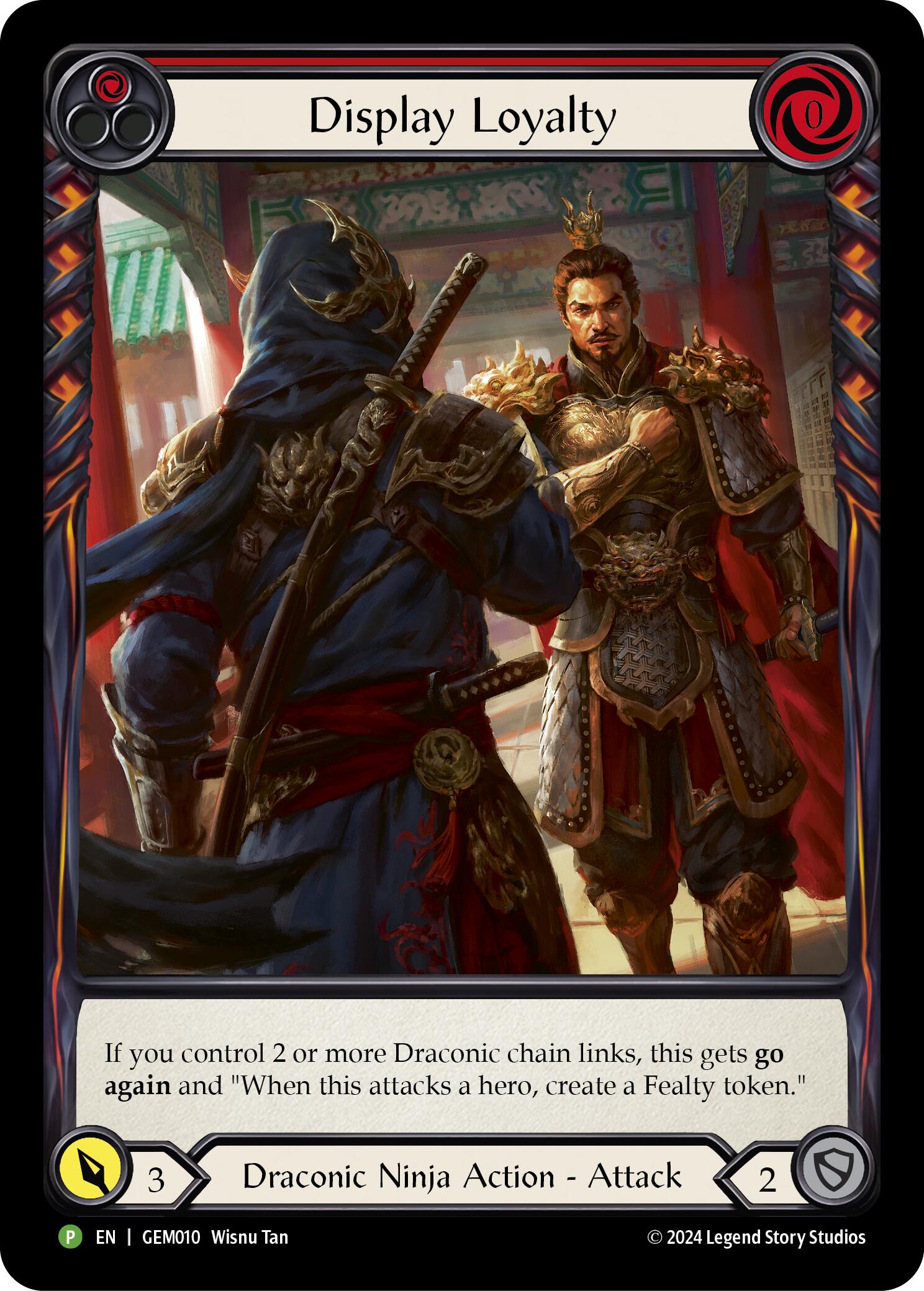 Display Loyalty (Red) [GEM010] (GEM Pack 1)  Rainbow Foil | Cracking-Singles