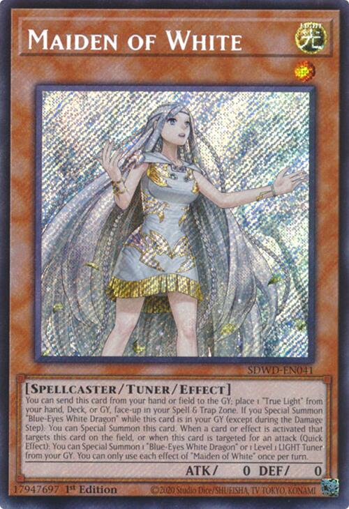 Maiden of White (Secret Rare) [SDWD-EN041] Secret Rare | Cracking-Singles