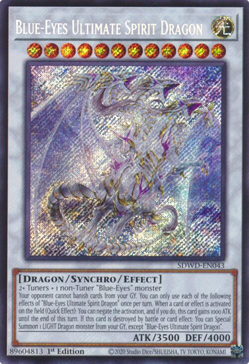 Blue-Eyes Ultimate Spirit Dragon (Secret Rare) [SDWD-EN043] Secret Rare | Cracking-Singles