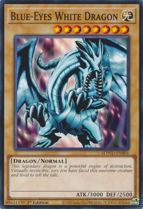 Blue-Eyes White Dragon [SDWD-EN001] Common | Cracking-Singles