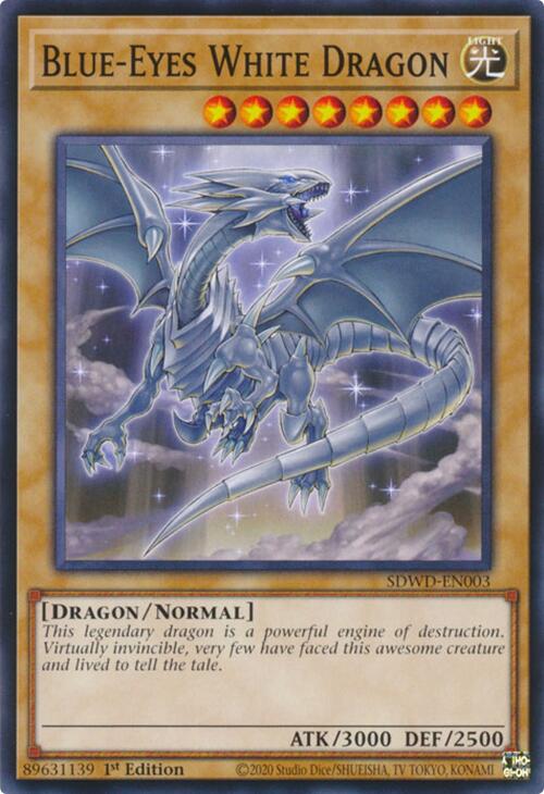 Blue-Eyes White Dragon [SDWD-EN003] Common | Cracking-Singles