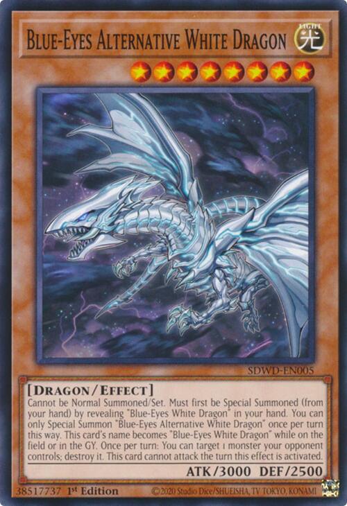 Blue-Eyes Alternative White Dragon [SDWD-EN005] Common | Cracking-Singles