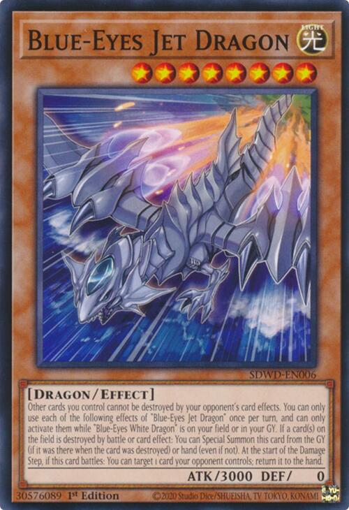 Blue-Eyes Jet Dragon [SDWD-EN006] Common | Cracking-Singles
