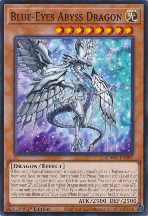Blue-Eyes Abyss Dragon [SDWD-EN007] Common | Cracking-Singles