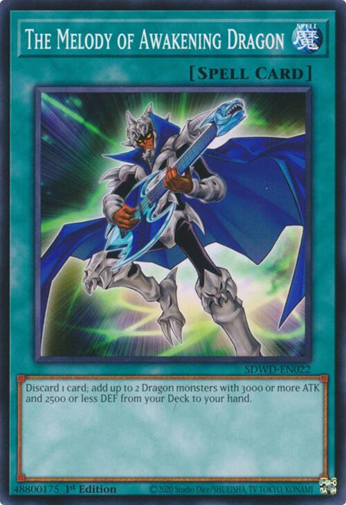 The Melody of Awakening Dragon [SDWD-EN022] Common | Cracking-Singles