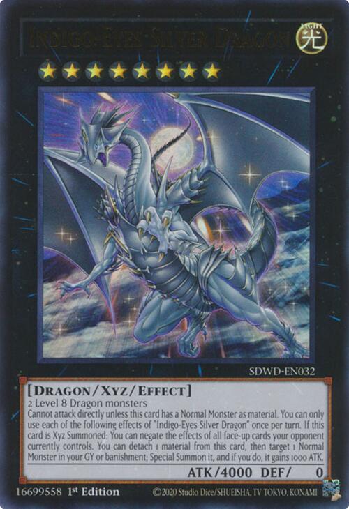 Indigo-Eyes Silver Dragon [SDWD-EN032] Ultra Rare | Cracking-Singles