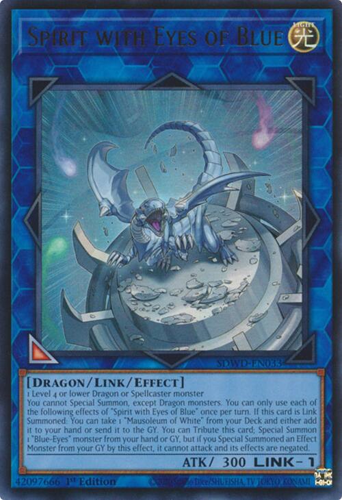Spirit with Eyes of Blue [SDWD-EN033] Ultra Rare | Cracking-Singles