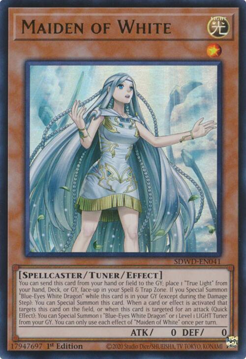 Maiden of White [SDWD-EN041] Ultra Rare | Cracking-Singles