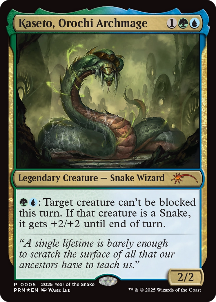 Kaseto, Orochi Archmage (Year of the Snake 2025) [Standard Showdown Promos] | Cracking-Singles