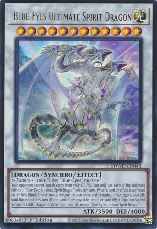 Blue-Eyes Ultimate Spirit Dragon [SDWD-EN043] Ultra Rare | Cracking-Singles