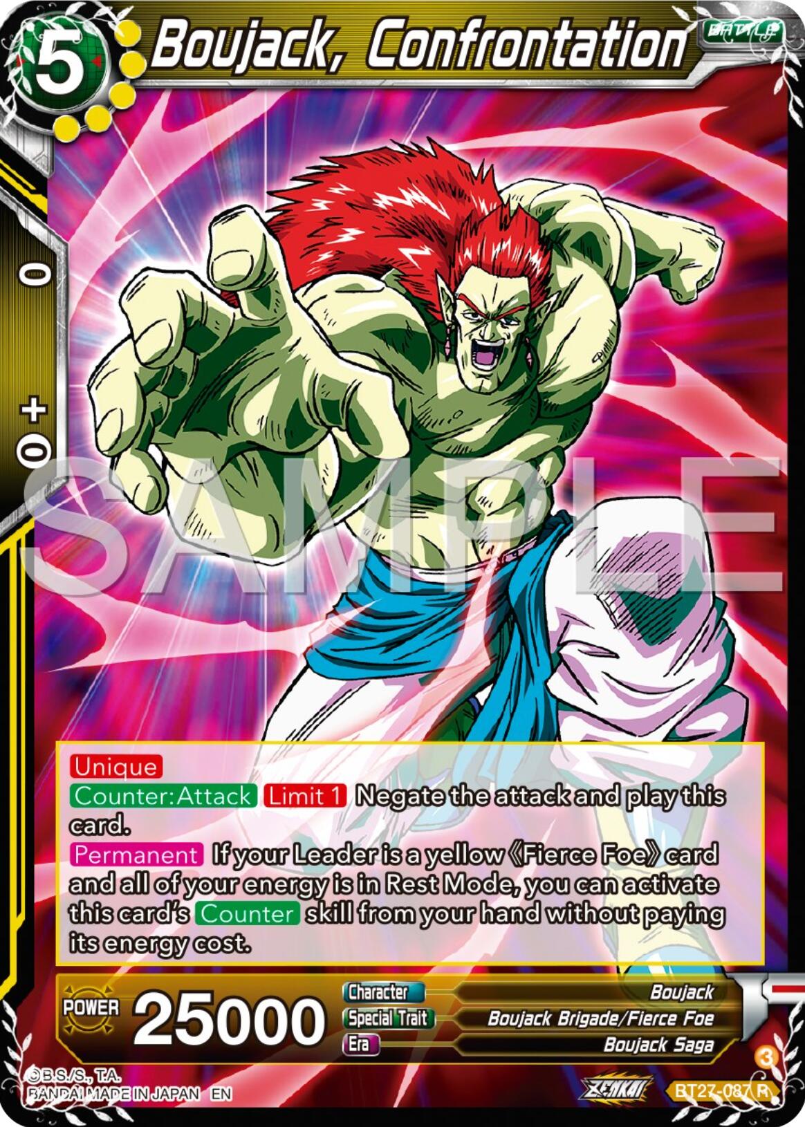 Boujack, Confrontation (BT27-087) [History of Z] | Cracking-Singles