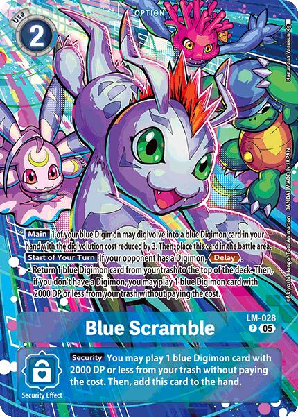 Blue Scramble [LM-028] (Alternate Art) [Starter Deck: Protector of Light] | Cracking-Singles