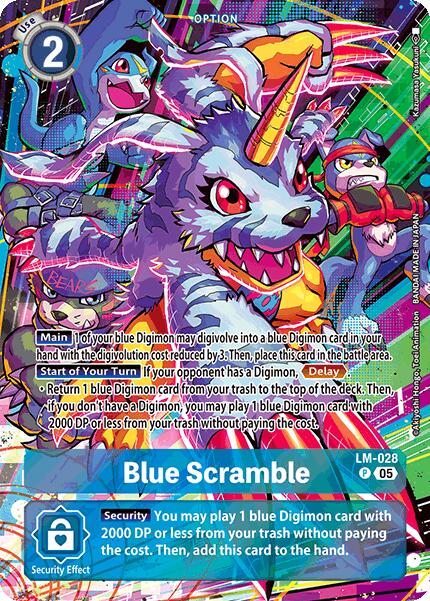 Blue Scramble [LM-028] (Alternate Art) [Starter Deck: Hero of Hope] | Cracking-Singles