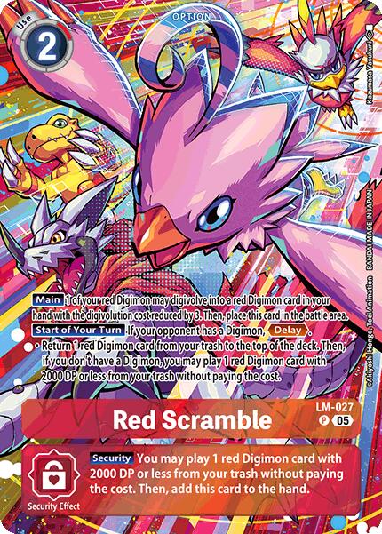Red Scramble [LM-027] (Alternate Art) [Starter Deck: Hero of Hope] | Cracking-Singles