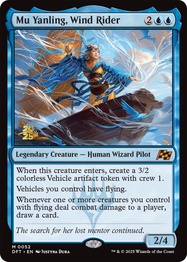 Mu Yanling, Wind Rider [Aetherdrift Prerelease Promos] | Cracking-Singles