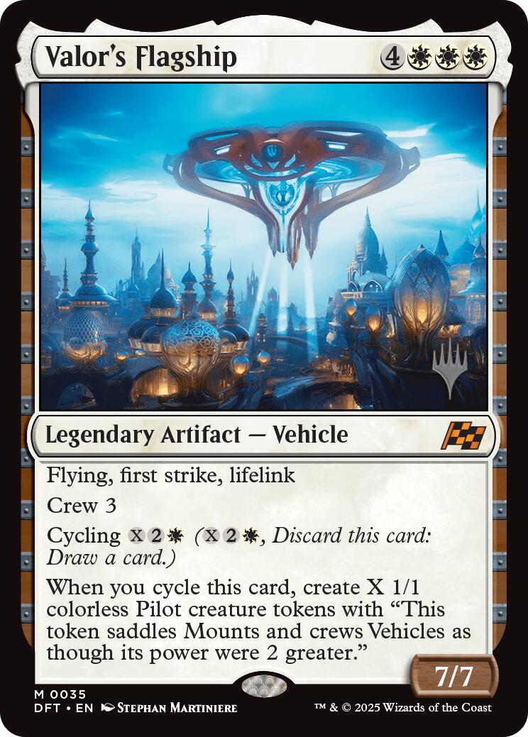 Valor's Flagship (Promo Pack) [Aetherdrift Promos] | Cracking-Singles