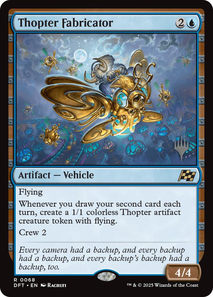 Thopter Fabricator (Promo Pack) [Aetherdrift Promos] | Cracking-Singles