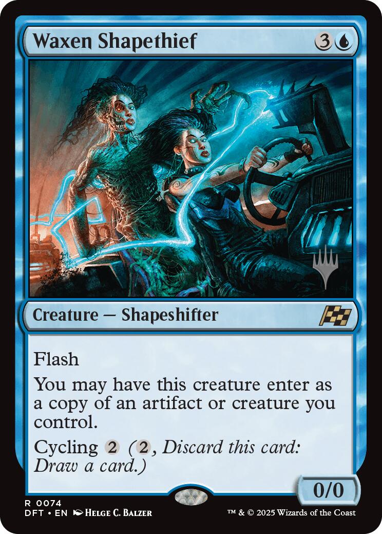 Waxen Shapethief (Promo Pack) [Aetherdrift Promos] | Cracking-Singles