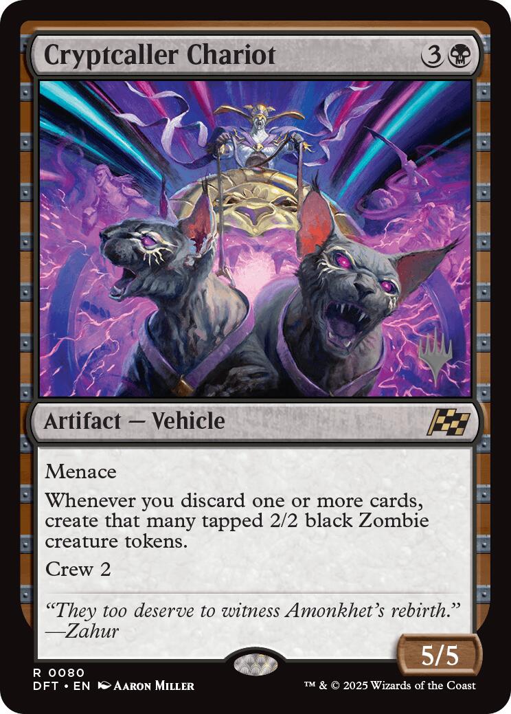Cryptcaller Chariot (Promo Pack) [Aetherdrift Promos] | Cracking-Singles
