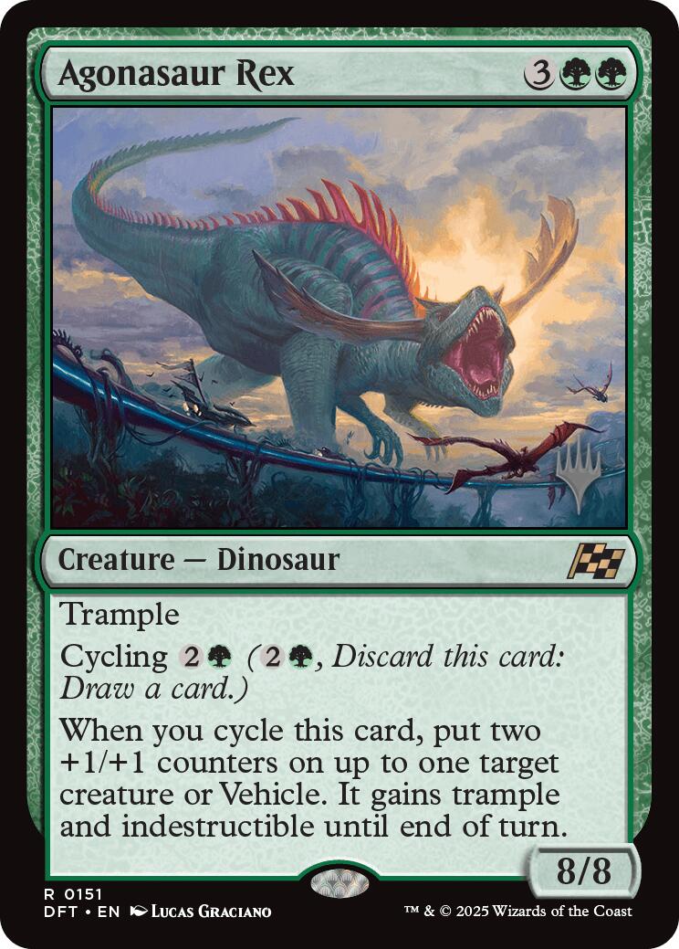 Agonasaur Rex (Promo Pack) [Aetherdrift Promos] | Cracking-Singles
