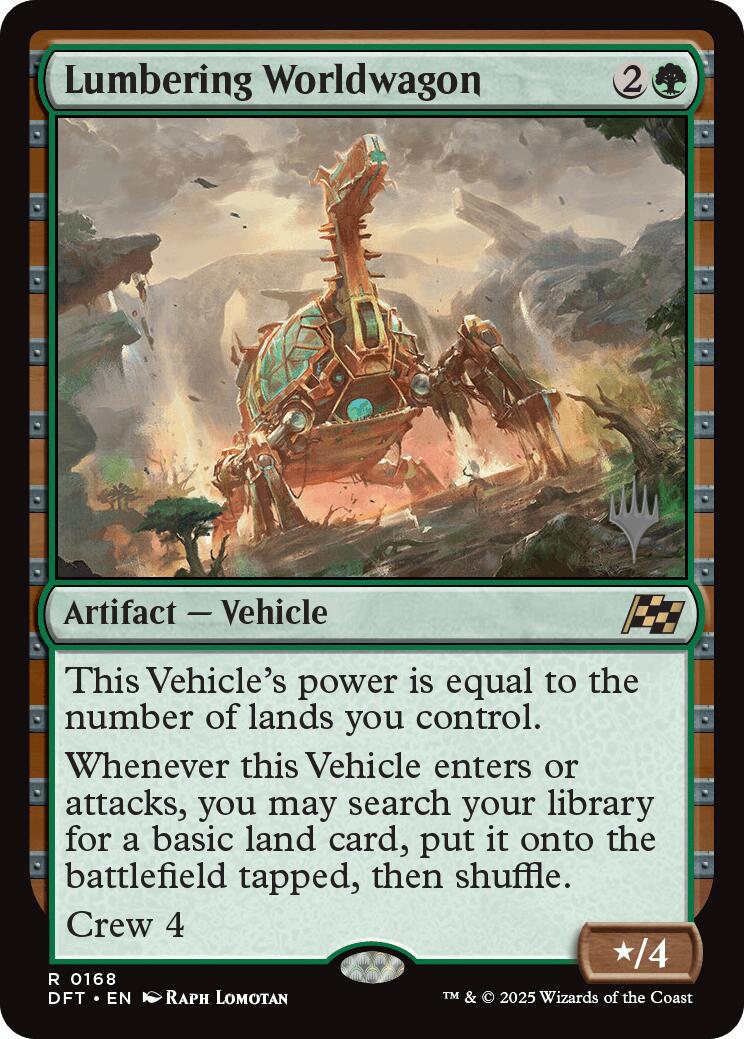 Lumbering Worldwagon (Promo Pack) [Aetherdrift Promos] | Cracking-Singles