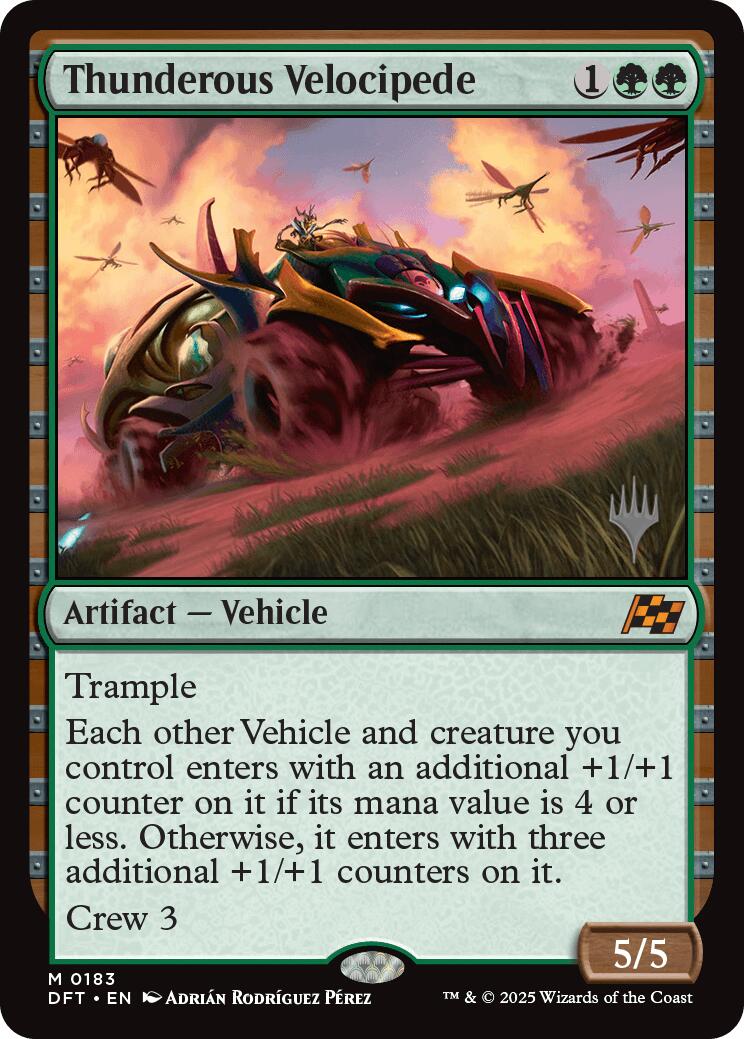 Thunderous Velocipede (Promo Pack) [Aetherdrift Promos] | Cracking-Singles