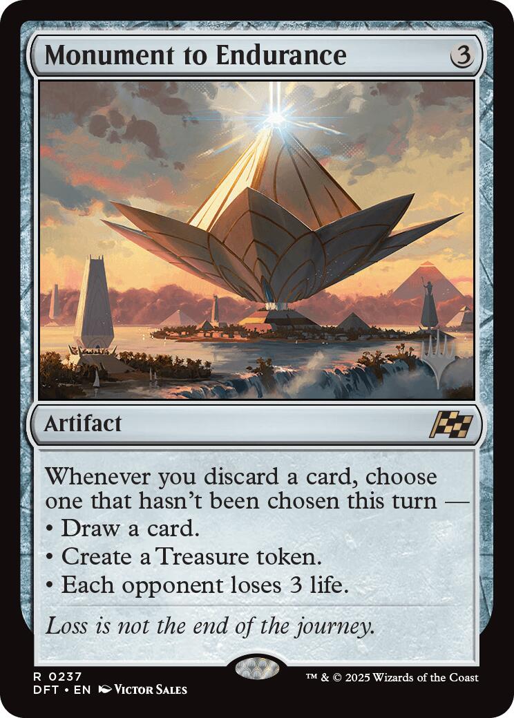 Monument to Endurance (Promo Pack) [Aetherdrift Promos] | Cracking-Singles