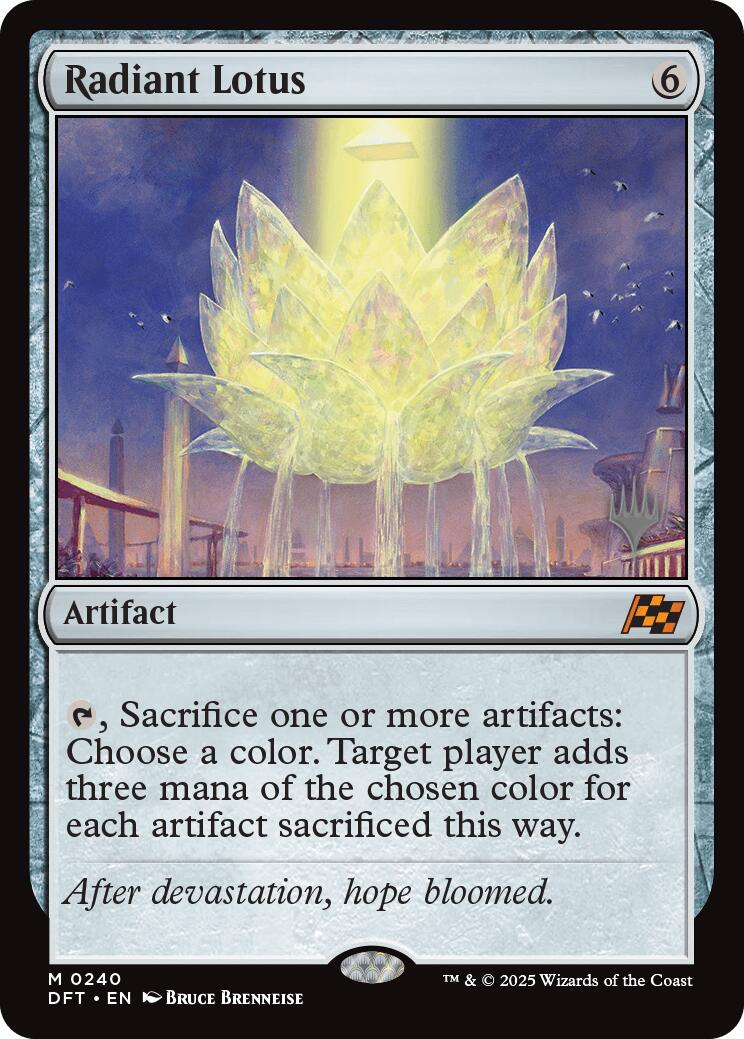 Radiant Lotus (Promo Pack) [Aetherdrift Promos] | Cracking-Singles