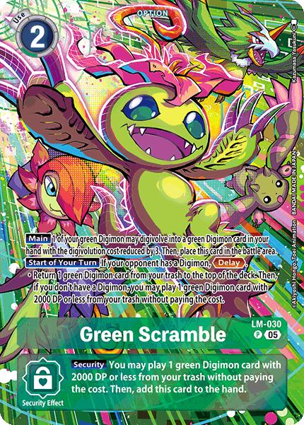 Green Scramble [LM-030] (Alternate Art) [Starter Deck: Hero of Hope] | Cracking-Singles