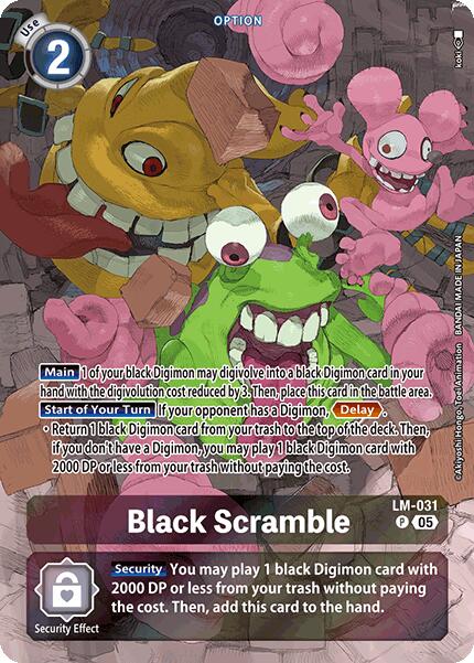 Black Scramble [LM-031] (Alternate Art) [Starter Deck: Hero of Hope] | Cracking-Singles