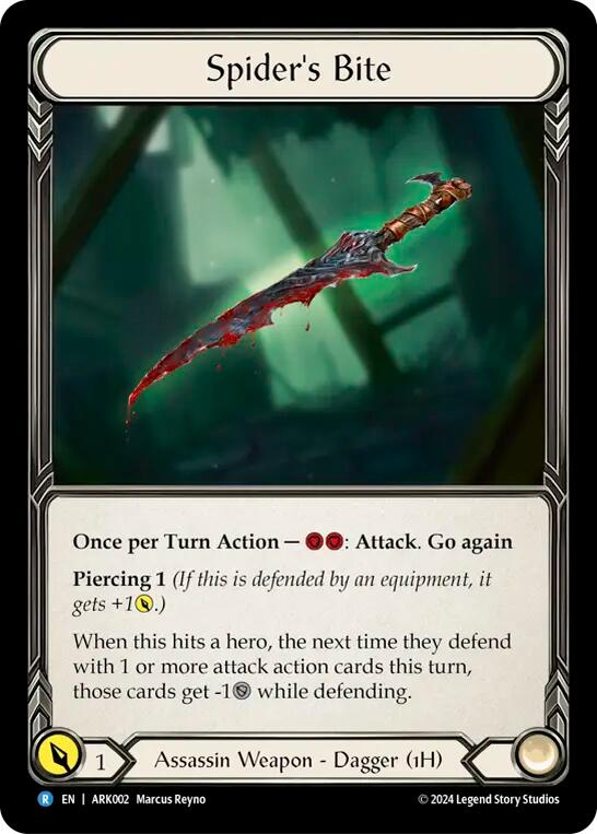Spider's Bite [ARK002] (The Hunted Arakni Blitz Deck) | Cracking-Singles