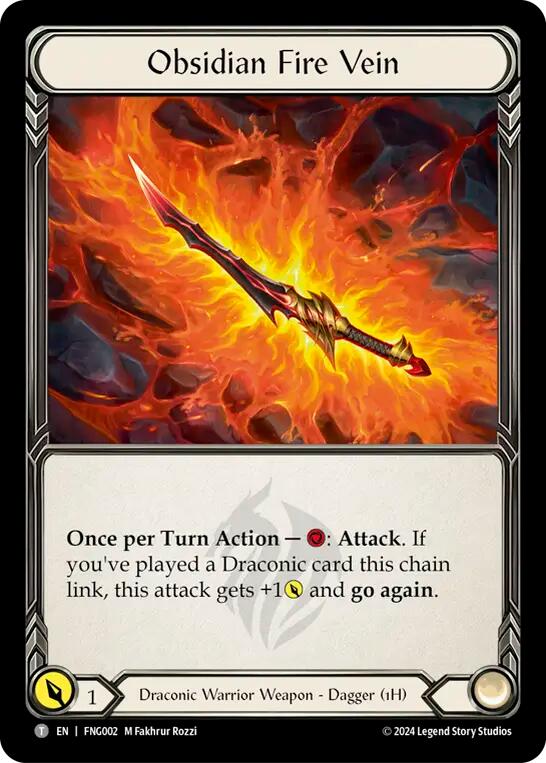 Obsidian Fire Vein [FNG002] (The Hunted Fang Blitz Deck) | Cracking-Singles