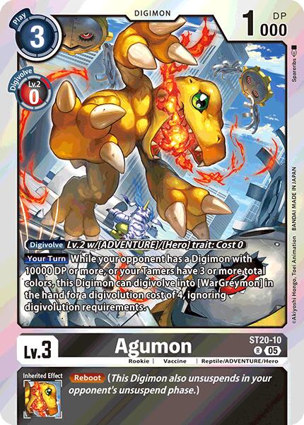 Agumon [ST20-10] [Starter Deck: Protector of Light] | Cracking-Singles