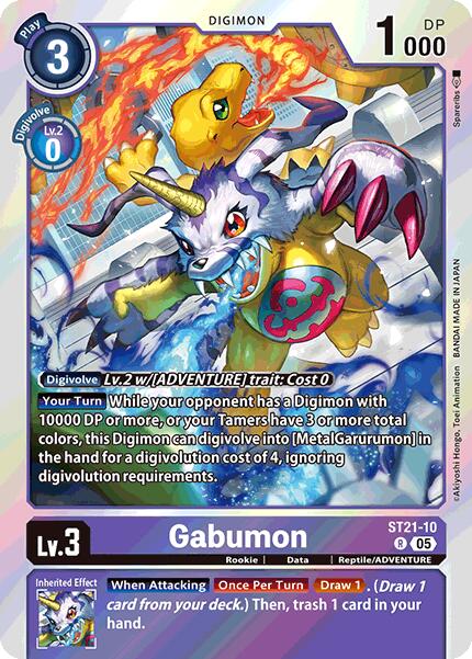 Gabumon [ST21-10] [Starter Deck: Hero of Hope] | Cracking-Singles