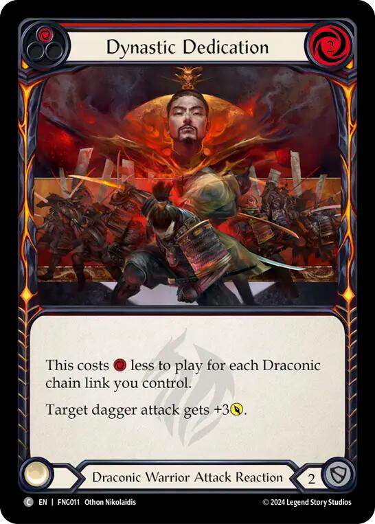 Dynastic Dedication (Red) [FNG011] (The Hunted Fang Blitz Deck) | Cracking-Singles