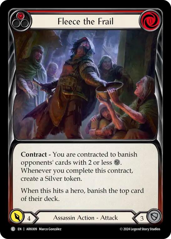 Fleece the Frail (Red) [ARK009] (The Hunted Arakni Blitz Deck) | Cracking-Singles