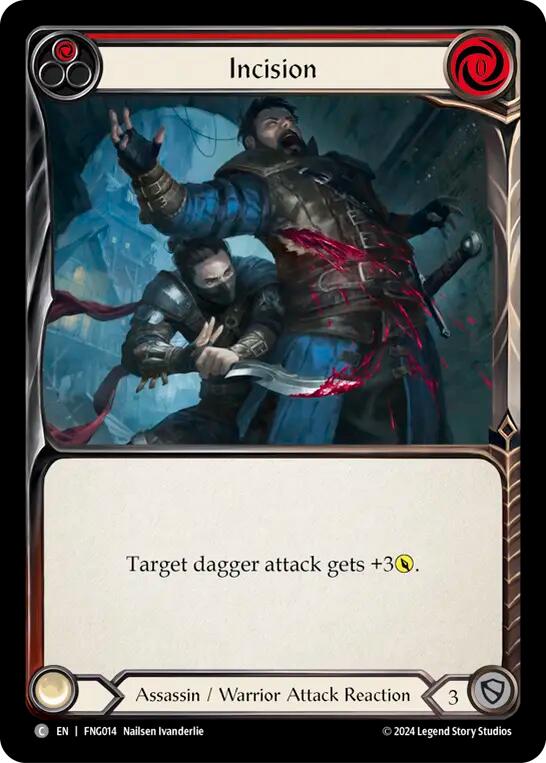 Incision (Red) [FNG014] (The Hunted Fang Blitz Deck) | Cracking-Singles