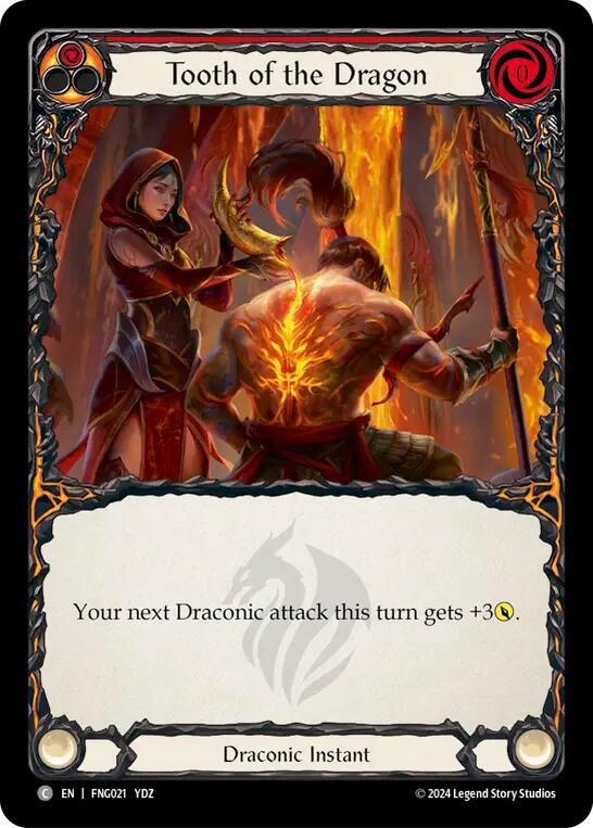 Tooth of the Dragon (Red) [FNG021] (The Hunted Fang Blitz Deck) | Cracking-Singles