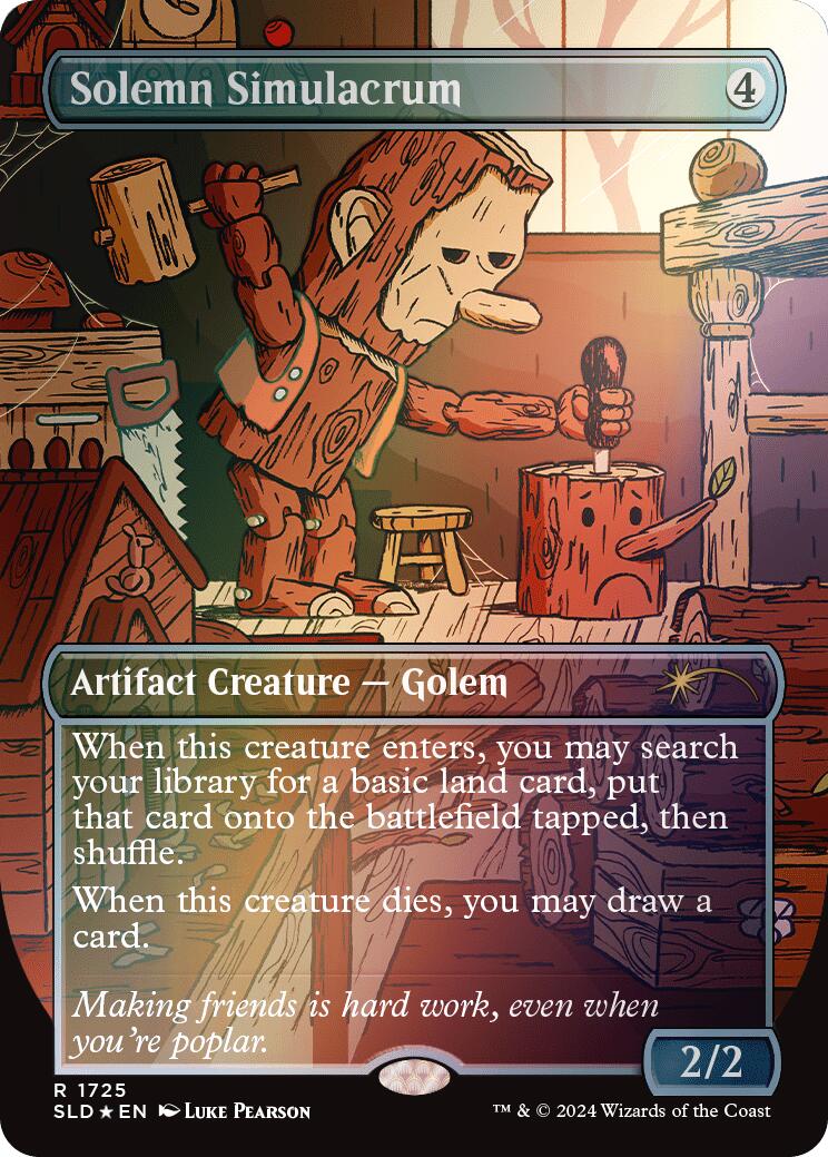 Solemn Simulacrum (1725) (Rainbow Foil) [Secret Lair Drop Series] | Cracking-Singles