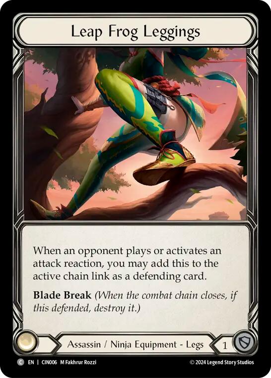 Leap Frog Leggings [CIN006] (The Hunted Cindra Blitz Deck) | Cracking-Singles