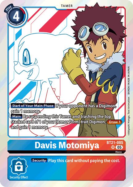 Davis Motomiya [BT21-085] [World Convergence] | Cracking-Singles