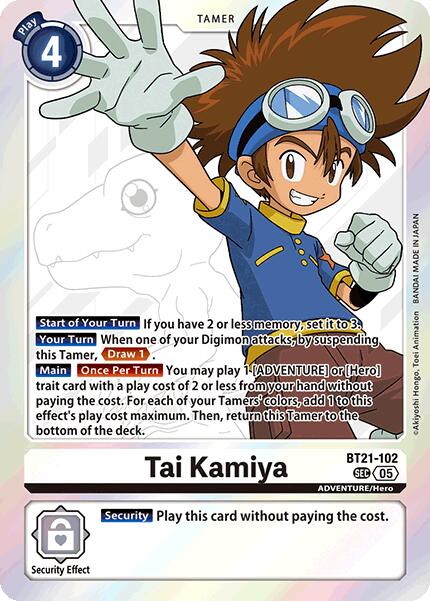 Tai Kamiya [BT21-102] [World Convergence] | Cracking-Singles