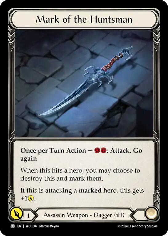 Mark of the Huntsman [WOD002] (The Hunted Arakni, Web of Deceit Blitz Deck) | Cracking-Singles