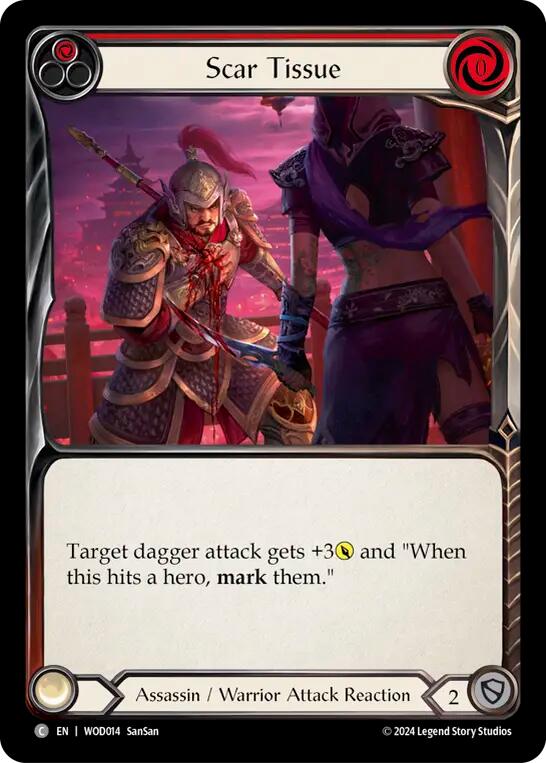 Scar Tissue (Red) [WOD014] (The Hunted Arakni, Web of Deceit Blitz Deck) | Cracking-Singles