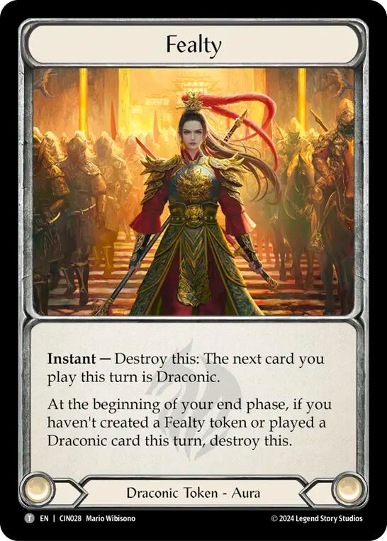 Fealty [CIN028 // CIN029] (The Hunted Cindra Blitz Deck) | Cracking-Singles