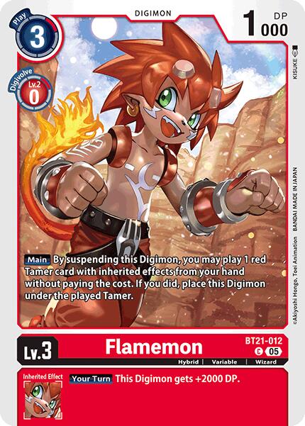 Flamemon [BT21-012] [World Convergence] | Cracking-Singles