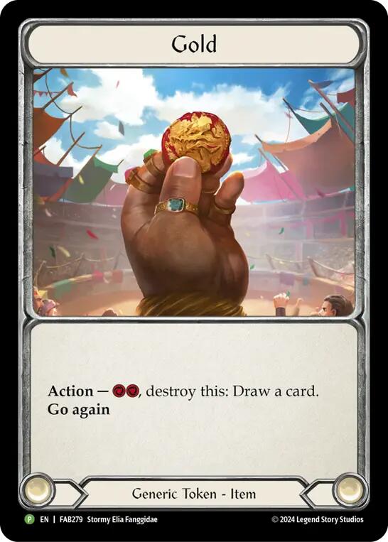 Gold [FAB279] (Promo)  Cold Foil | Cracking-Singles