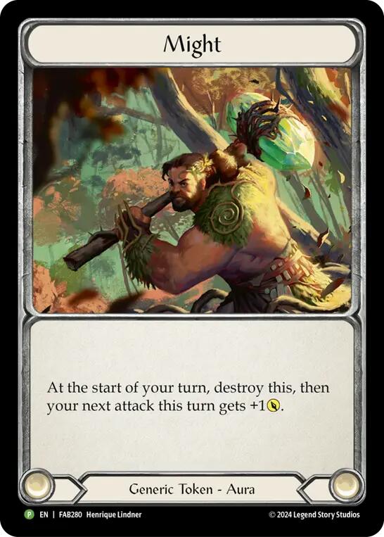 Might [FAB280] (Promo)  Cold Foil | Cracking-Singles