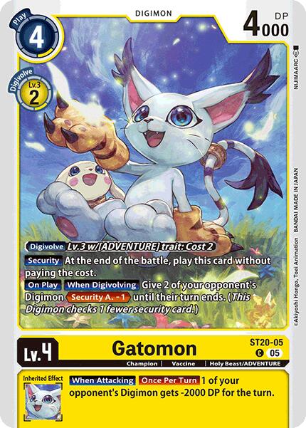 Gatomon [ST20-05] [Starter Deck: Protector of Light] | Cracking-Singles