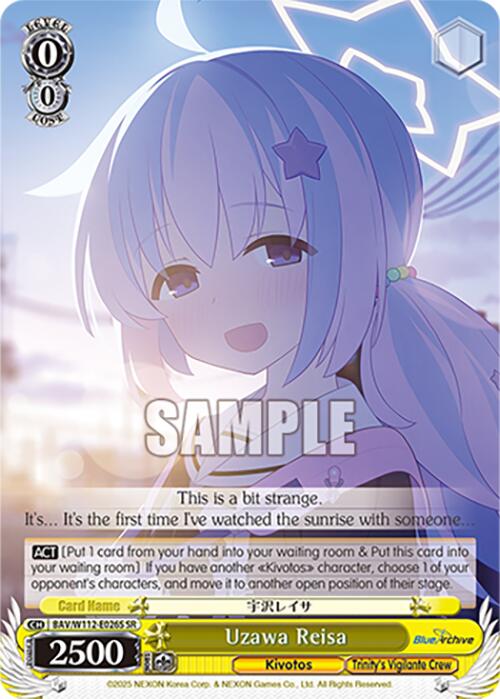 Uzawa Reisa (BAV/W112-E026S SR) [Blue Archive] | Cracking-Singles